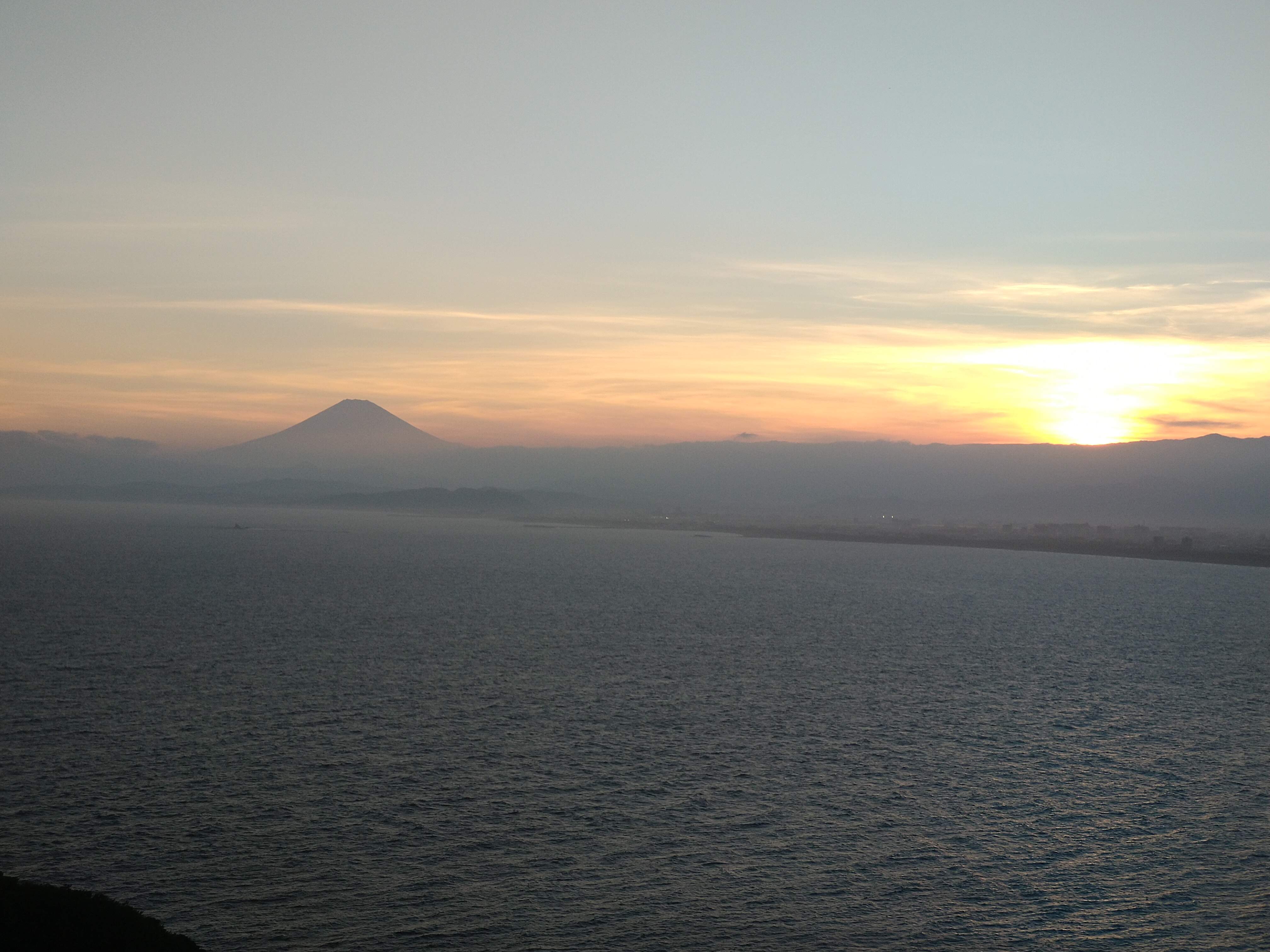 Fuji-san as seen from Lighthouse, Enoshima